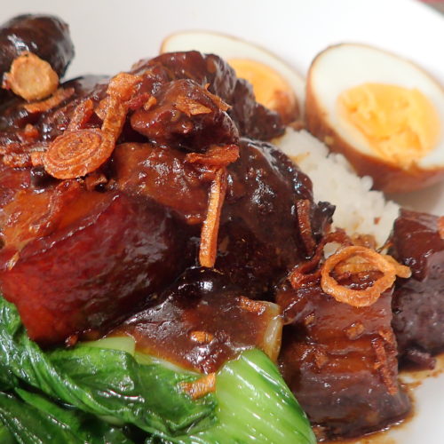 Braised Pork Rice Bowl Lu Rou Fan 滷肉饭 Just Julie