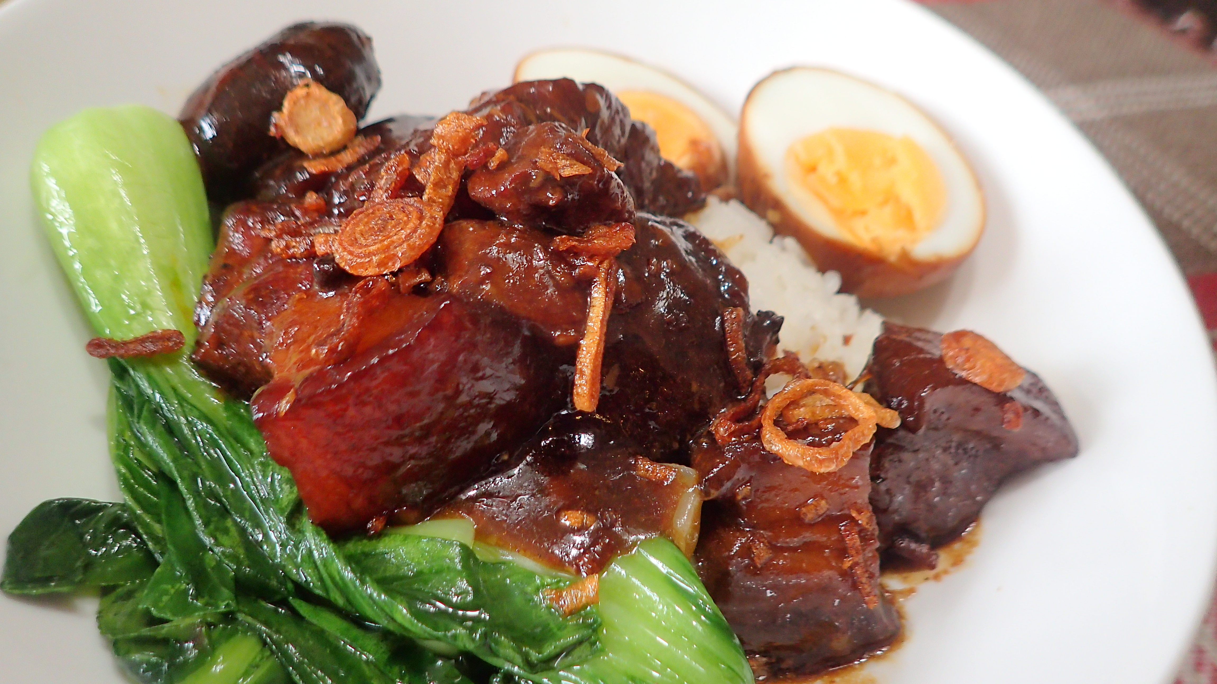 Braised Pork Rice Bowl Lu Rou Fan 滷肉饭 Just Julie