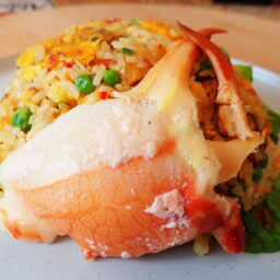 Devon crab fried rice in butter